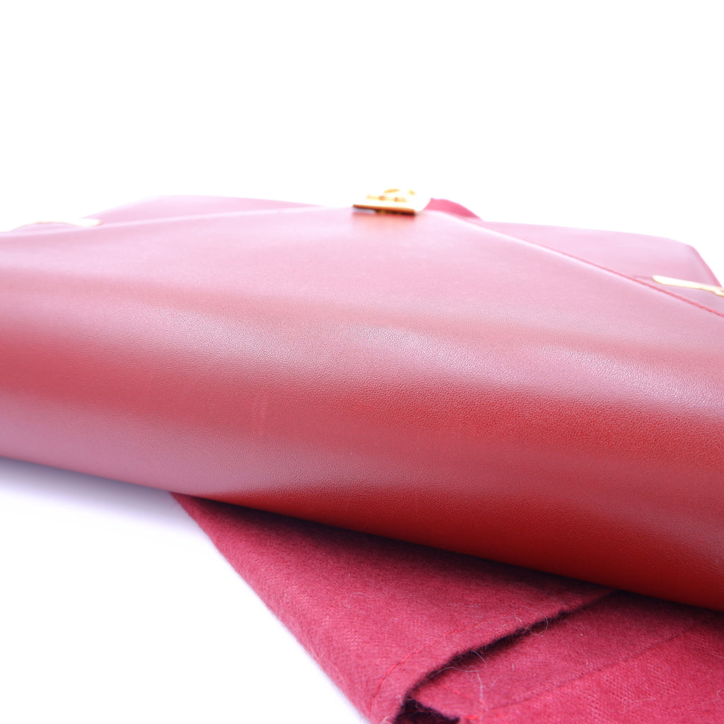 Vintage Must de Cartier Bordeaux Envelope — 1990s