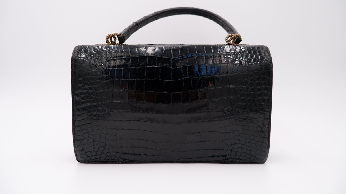 Hermès Noir Cordelière — 1960