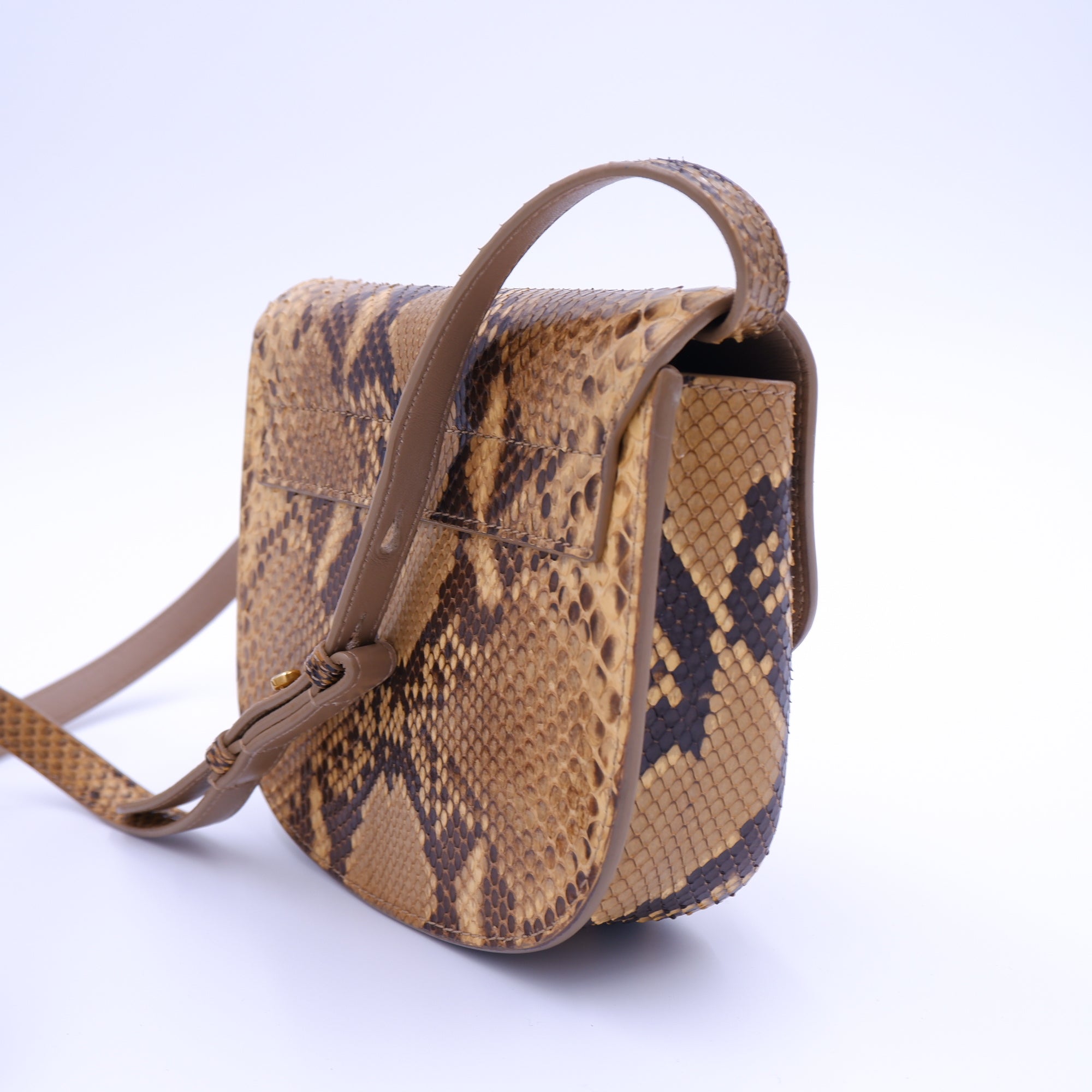 Saint Laurent Kaia Natural Python Crossbody — 2020