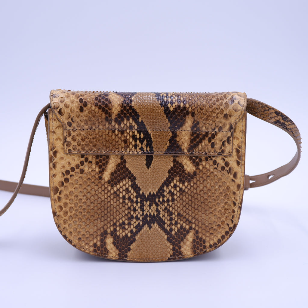 Saint Laurent Kaia Natural Python Crossbody — 2020