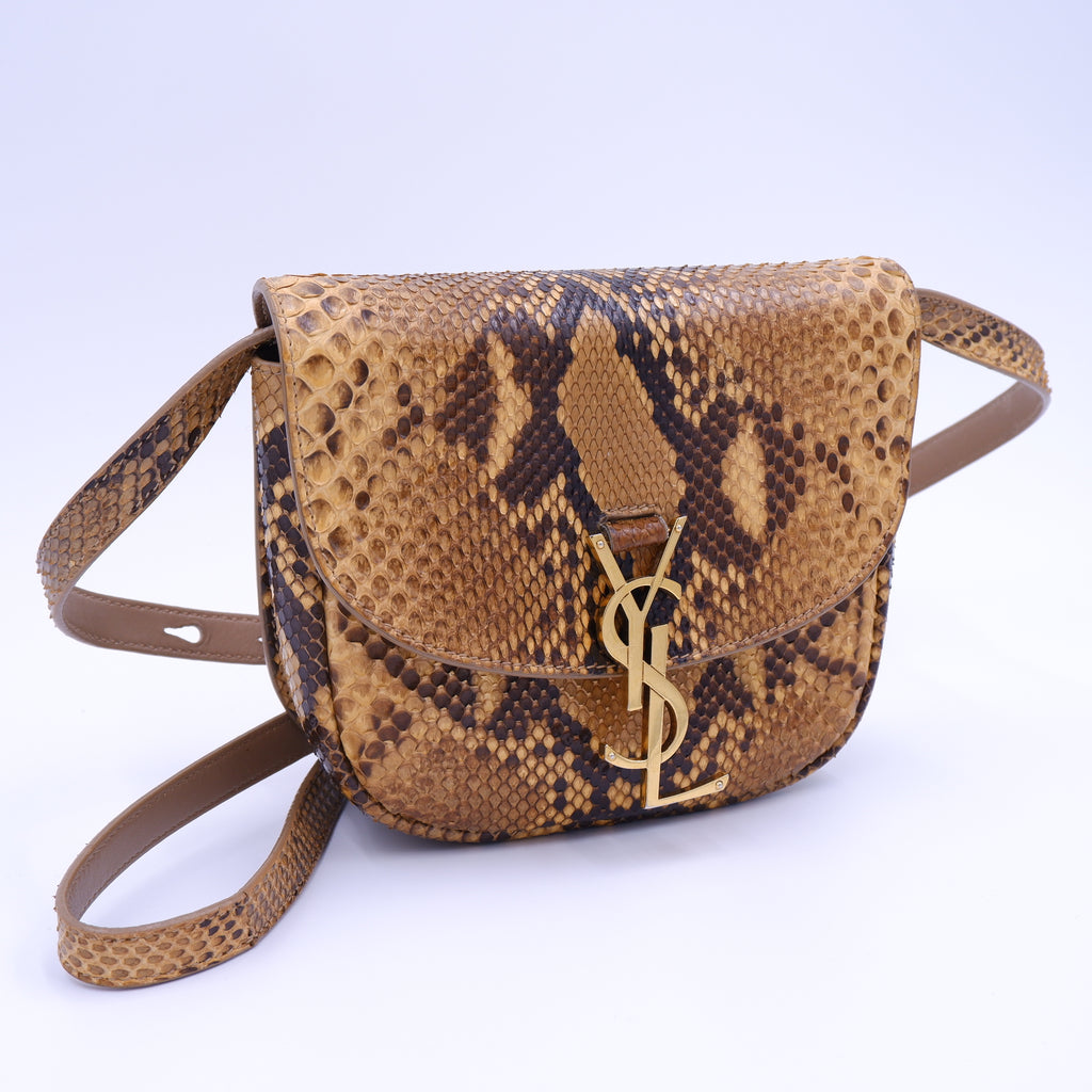 Saint Laurent Kaia Natural Python Crossbody — 2020