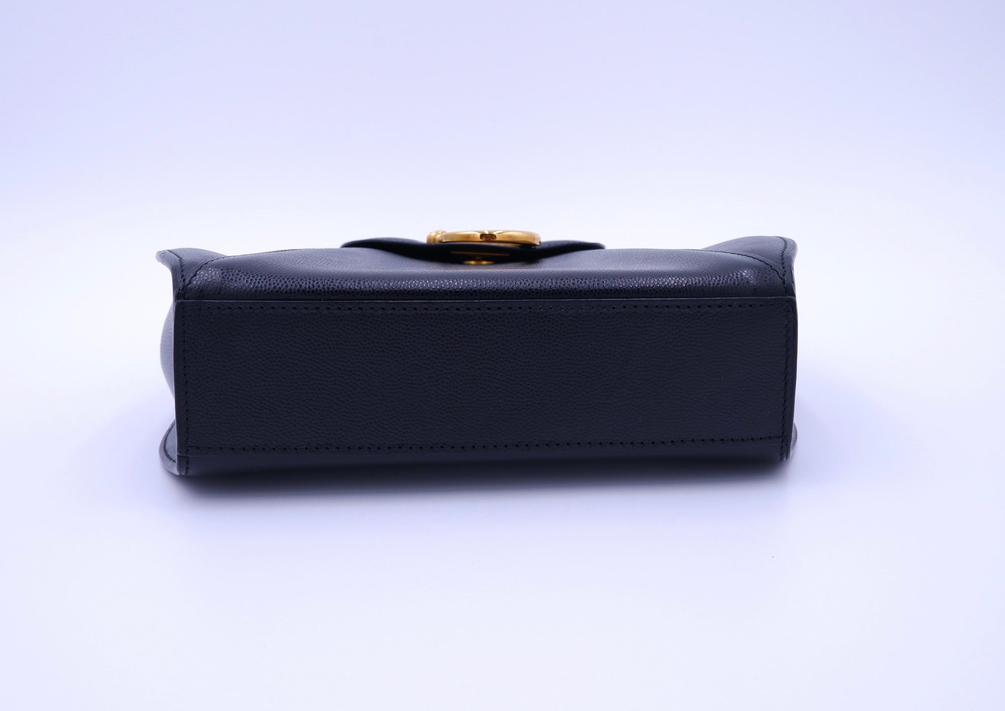 Vintage CARTIER Panthere Black Caviar Top Handle — 1995