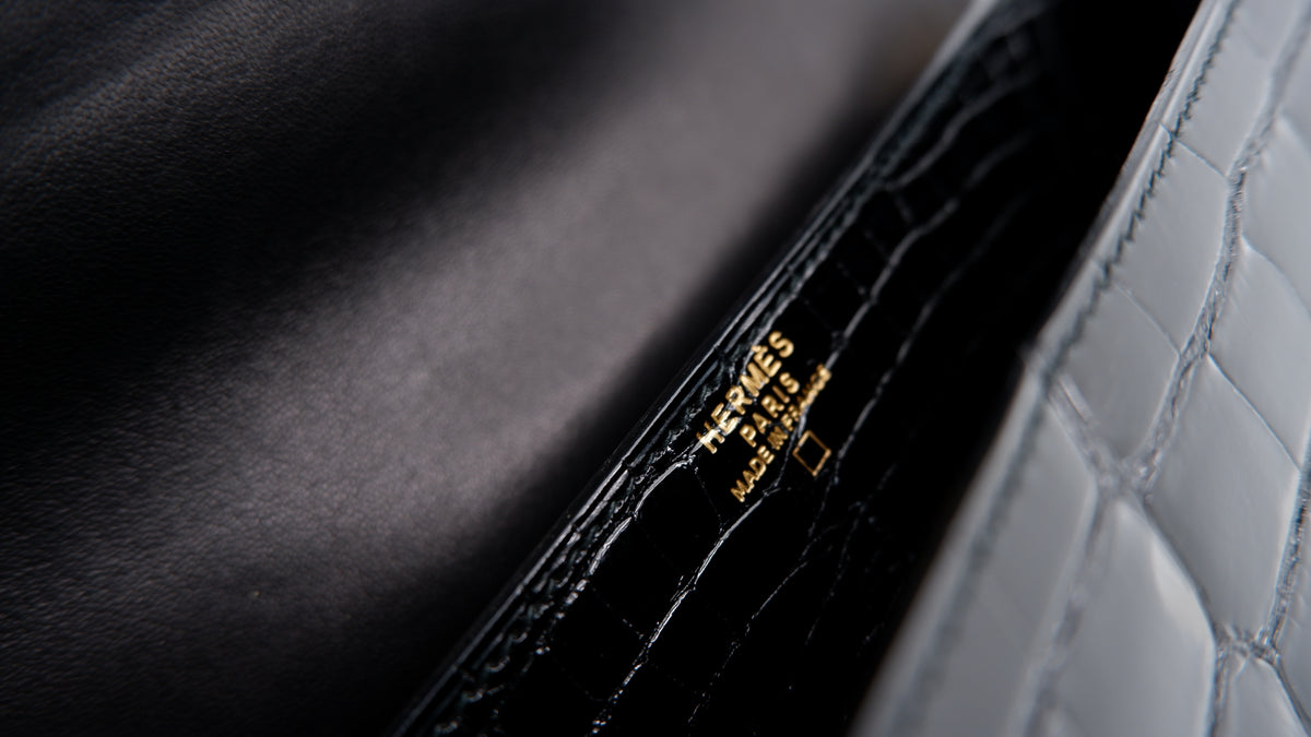 Hermès Séquana Noir Alligator — 1990