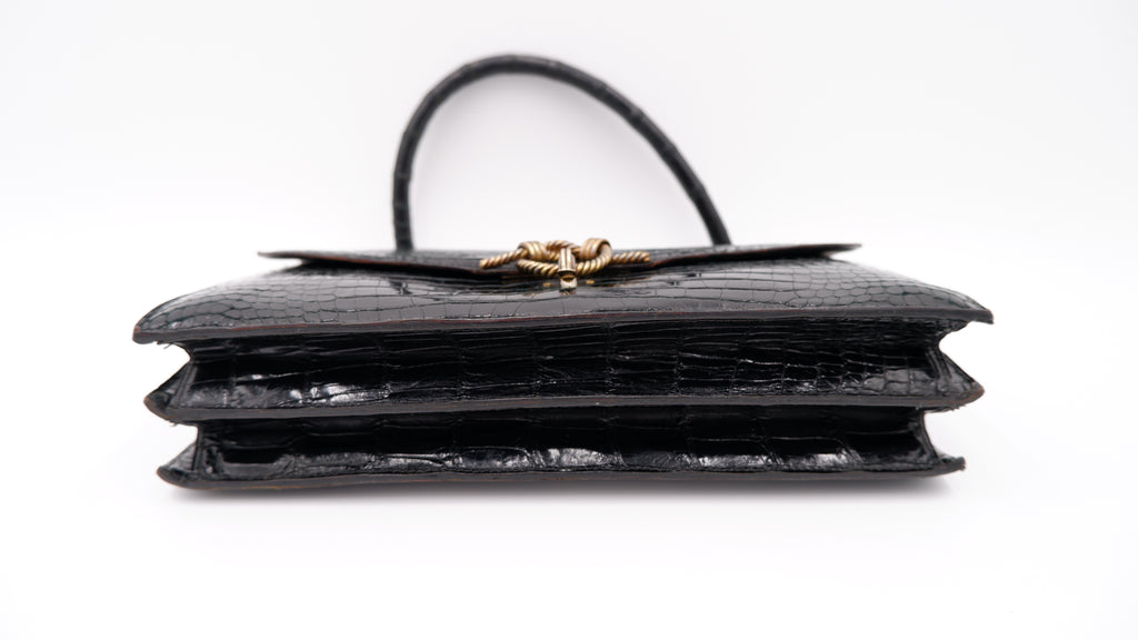 Hermès Noir Cordelière — 1960