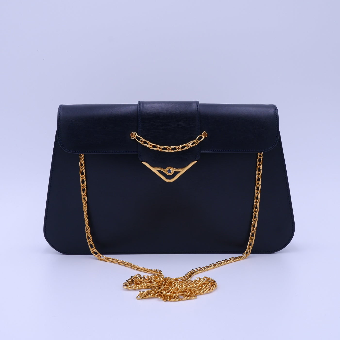 Vintage Cartier Sapphire Line in Dark Navy — 1990s
