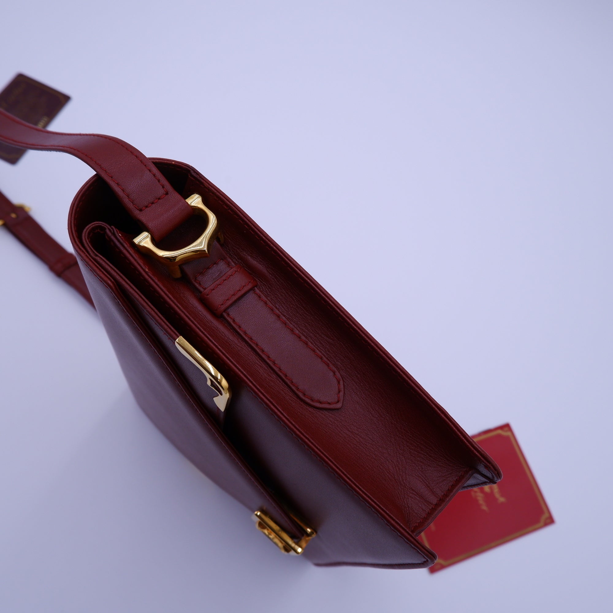 Vintage Must de Cartier Bordeaux Envelope — 1990s