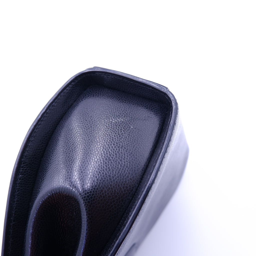 Vintage CARTIER Panthere Black Caviar Top Handle — 1995