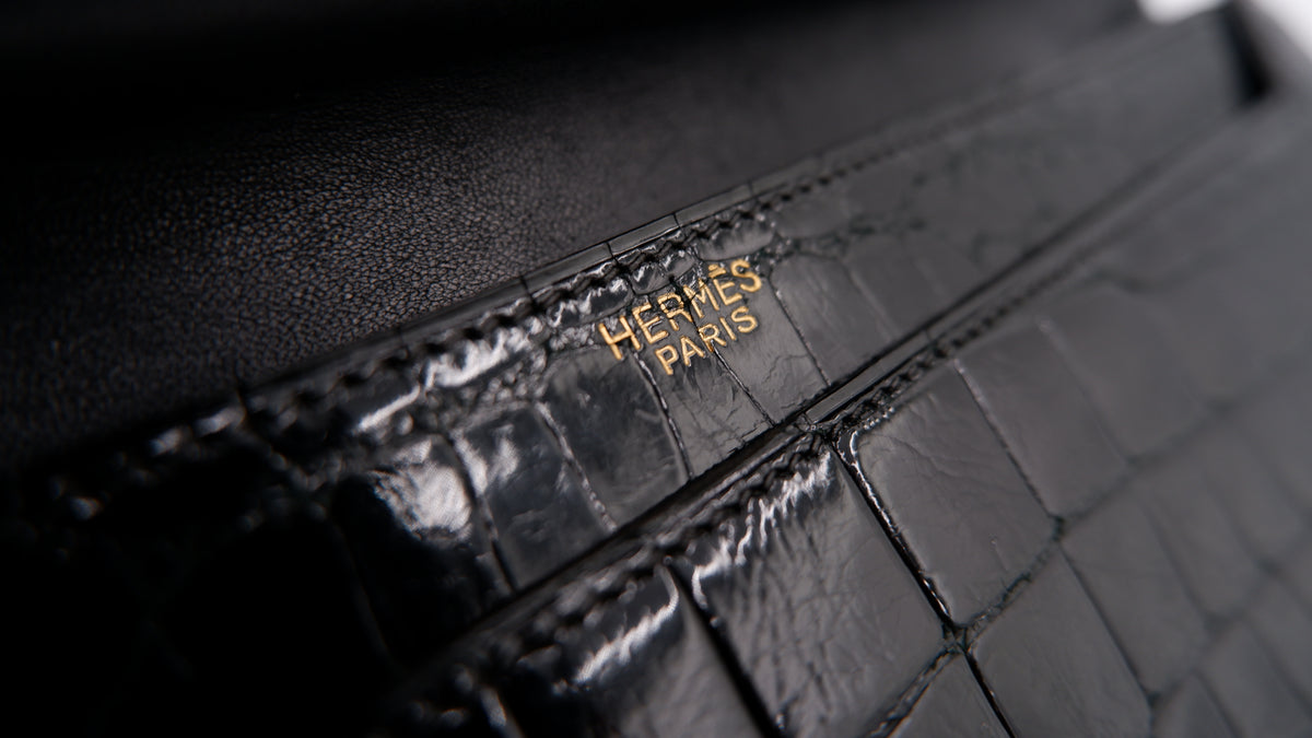 Hermès Noir Cordelière — 1960