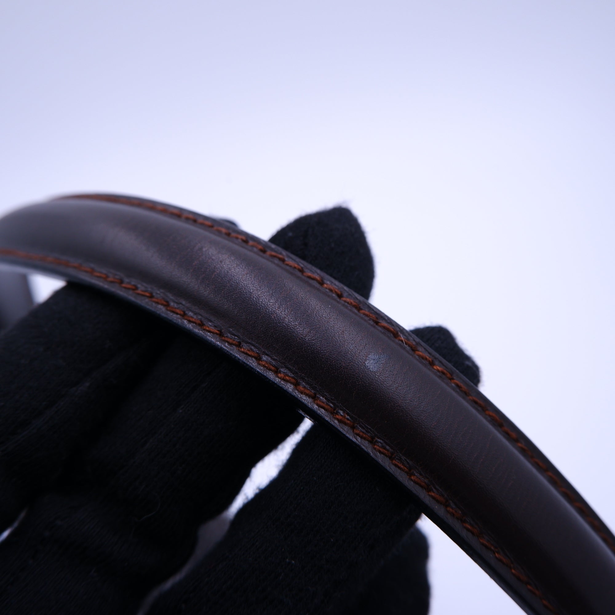 Celine Dark Chocolate Brown Equestrian Buckle Bag — 1970s–1980s