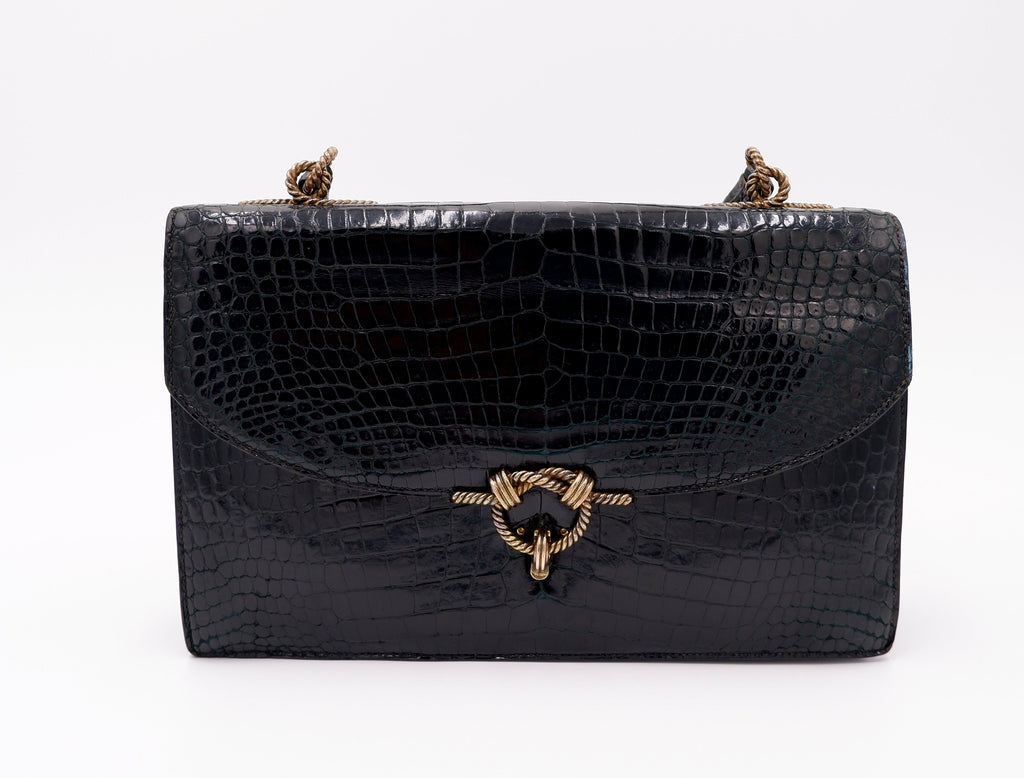 Hermès Noir Cordelière — 1960