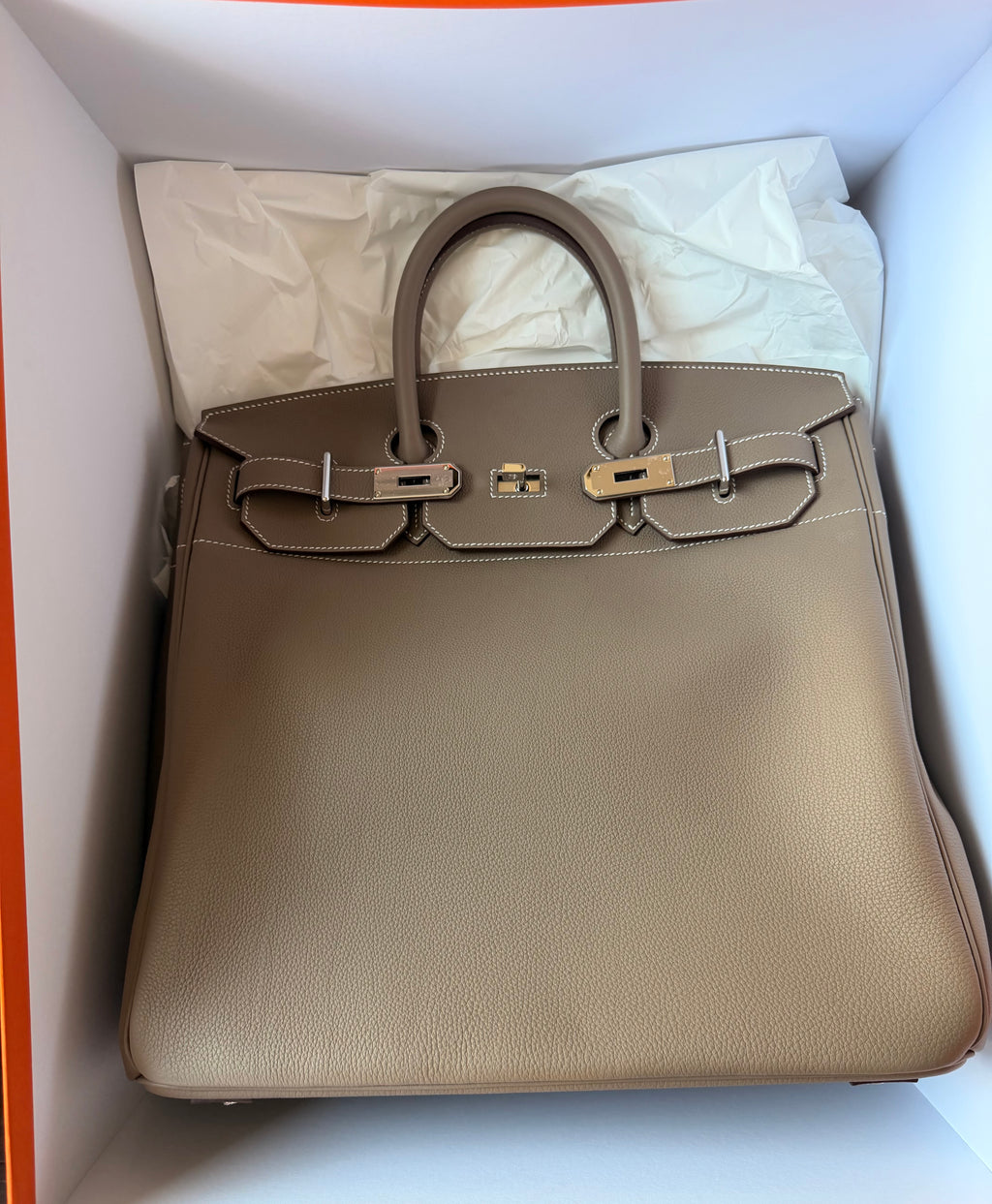 Hermès Etoupe Togo HAC 40 — Brand New 2026