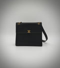Chanel Black Caviar Shoulder Bag — 1997-1999