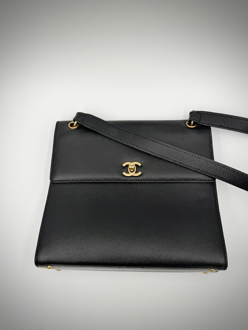 Chanel Black Caviar Shoulder Bag — 1997-1999