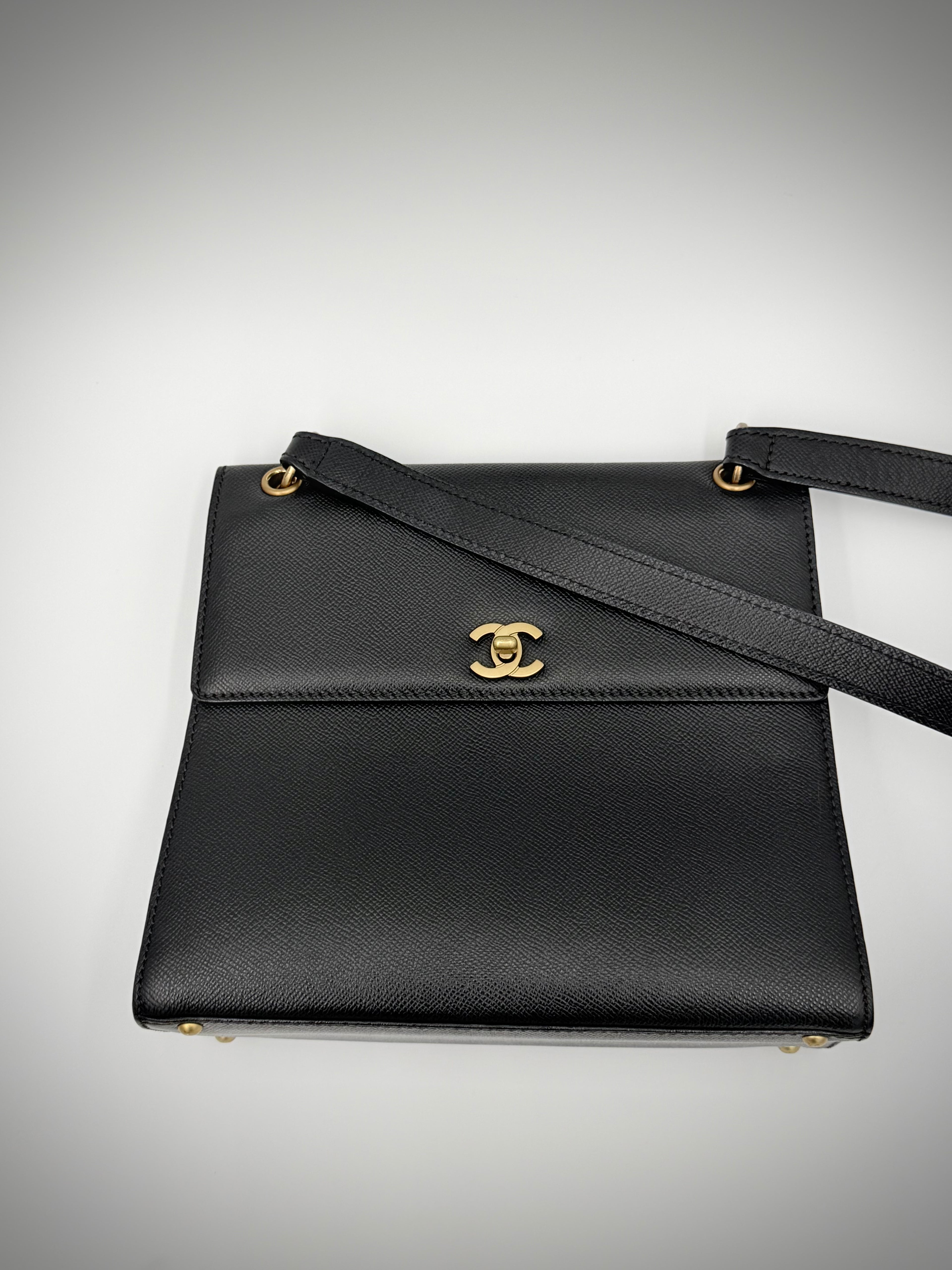 Chanel Black Caviar Shoulder Bag — 1997-1999