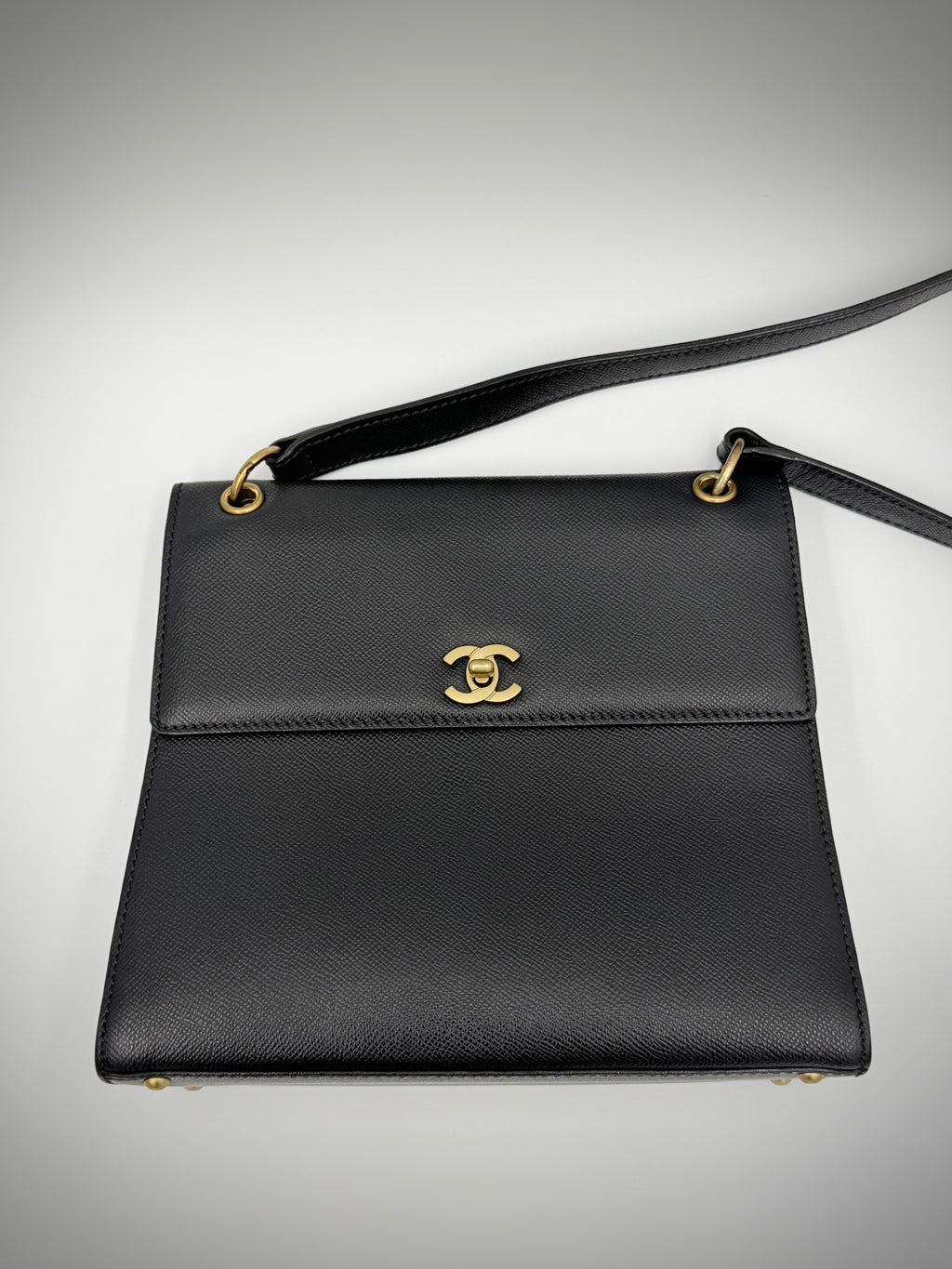 Chanel Black Caviar Shoulder Bag — 1997-1999