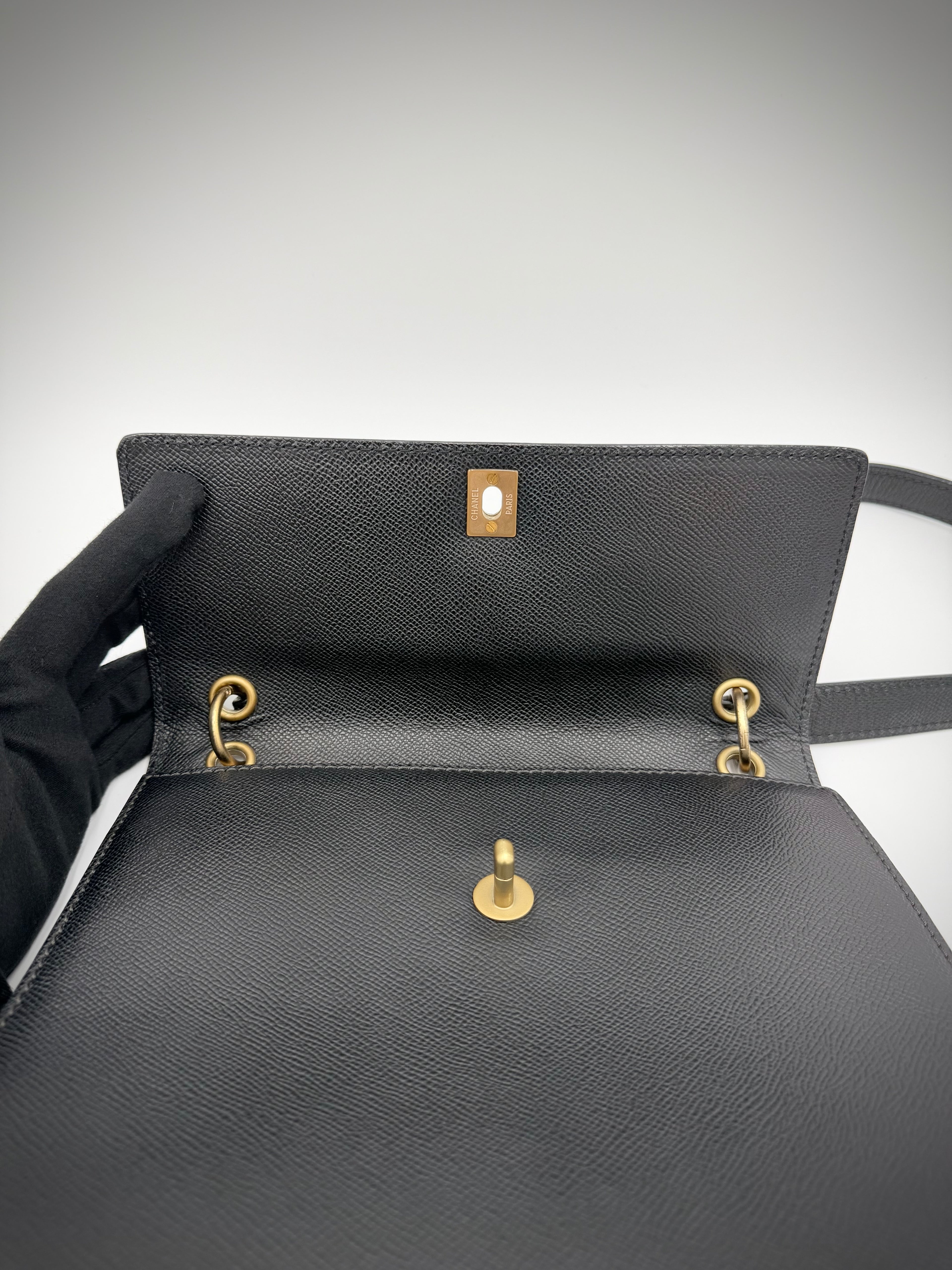 Chanel Black Caviar Shoulder Bag — 1997-1999
