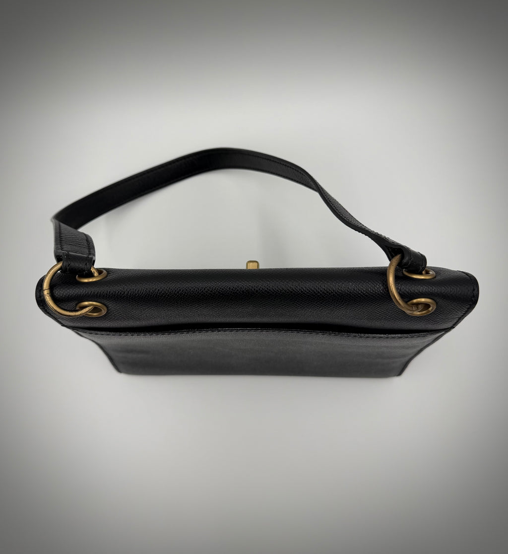 Chanel Black Caviar Shoulder Bag — 1997-1999